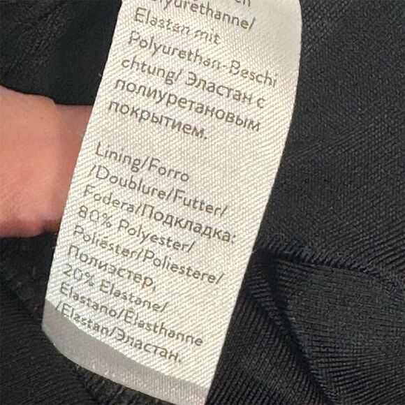 Spanx Faux Leather Leggings Black Size M Medium High Rise Shaping Skinny Pants - Picture 6 of 6